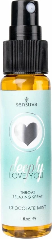 Nieuw ❤️ Sensuva Deeply Love You Throat Relaxing Spray - Chocolate Mint ? 1 Nieuw ❤️ Sensuva Deeply Love You Throat Relaxing Spray - Chocolate Mint ?