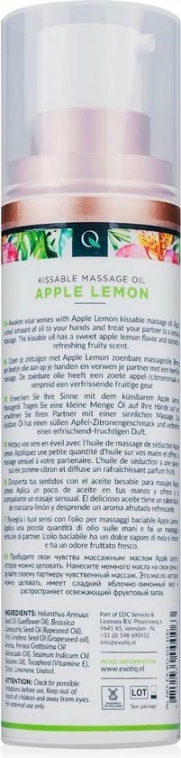 Flash-uitverkoop ? Exotiq Massageolie Apple Lemon – Massageolie Voor Een Ontspannende Massage Met Appel- En Citroengeur – Zijdezacht En Verzorgende Werking – 100 Ml ? 6 Flash-uitverkoop ? Exotiq Massageolie Apple Lemon – Massageolie Voor Een Ontspannende Massage Met Appel- En Citroengeur – Zijdezacht En Verzorgende Werking – 100 Ml ? - Afbeelding 6