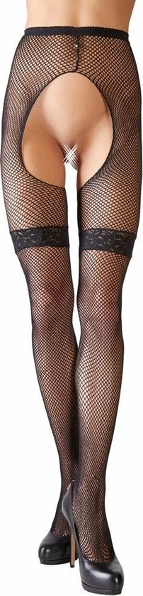 Aanbiedingen ? Merkloos Cottelli Collection – Visnet Legging Met Kanten Jarretels Voor Uitnodigend Uiterlijk – Maat M/L - Zwart ✔️ 4 Aanbiedingen ? Merkloos Cottelli Collection – Visnet Legging Met Kanten Jarretels Voor Uitnodigend Uiterlijk – Maat M/L - Zwart ✔️ - Afbeelding 4