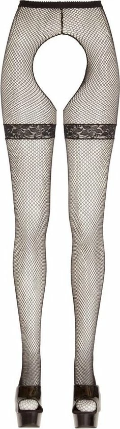 Aanbiedingen ? Merkloos Cottelli Collection – Visnet Legging Met Kanten Jarretels Voor Uitnodigend Uiterlijk – Maat M/L - Zwart ✔️ 2 Aanbiedingen ? Merkloos Cottelli Collection – Visnet Legging Met Kanten Jarretels Voor Uitnodigend Uiterlijk – Maat M/L - Zwart ✔️ - Afbeelding 2