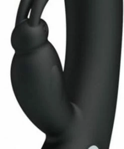 Goedkoop ? Pretty Love Webb - Vibrator - Met Konijntje Voor Je Clitoris - 12 Krachtige Standen - Oplaadbaar - Zwart ⌛