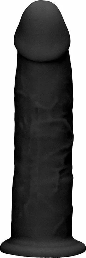 Uitgang ? RealRock Silicone Dildo Without Balls - Black - 15,3 Cm ? 6 Uitgang ? RealRock Silicone Dildo Without Balls - Black - 15,3 Cm ? - Afbeelding 6