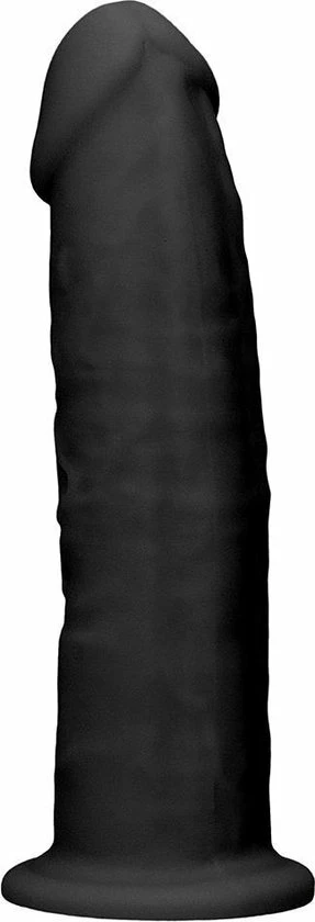 Uitgang ? RealRock Silicone Dildo Without Balls - Black - 15,3 Cm ? 2 Uitgang ? RealRock Silicone Dildo Without Balls - Black - 15,3 Cm ? - Afbeelding 2