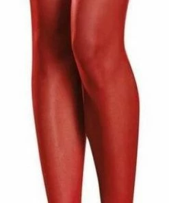 Goedkoopste ? Merkloos Jarretelkousen - Rood - One Size - Kousen Met Kanten Rand ?