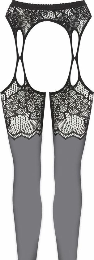 Aanbiedingen ? Cottelli Collection – Jarretel Gordel Met Aangehechte Kousen En Teenstuk – Maat One Size – Zwart ? 2 Aanbiedingen ? Cottelli Collection – Jarretel Gordel Met Aangehechte Kousen En Teenstuk – Maat One Size – Zwart ? - Afbeelding 2