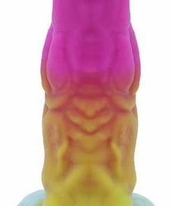 Groothandel ⭐ Kiotos Monstar Dildo Beast No. 49 - Roze/wit/geel ⌛ -Zyba Shop 306x840