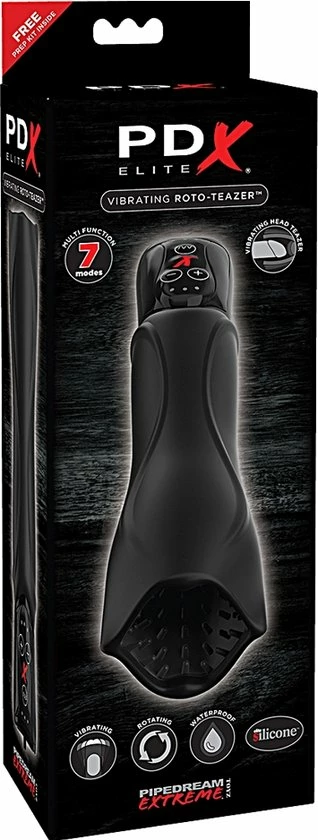 Begroting ? Pipedream PDX Elite Vibrrerende En Roterende Roto Teazer Masturbator - Zwart ⭐ 3 Begroting ? Pipedream PDX Elite Vibrrerende En Roterende Roto Teazer Masturbator - Zwart ⭐ - Afbeelding 3