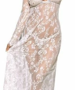 Coupon ? Subblime Vestidos /Dresses Subblime - Sexy Jurk - Doorschijnende Jurk - Maat L/XL - Wit / Sex / Erotiek Toys ⭐