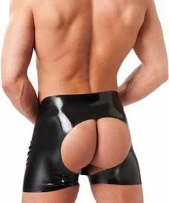 Gloednieuw ❤️ Rimba Latex Play Latex Boxershort Met Open Achterkant M ? -Zyba Shop 326x840 2