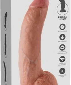 Uitgang ? Pipedream - King Cock - Vibrating Cock With Balls - 9 Inch - Flesh ✨ -Zyba Shop 331x840 1