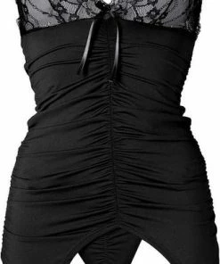 Uitgang ? Christine Le Duc Collection Christine Le Duc 2-delig Jarretelsetje Cabaret - Maat M - Zwart ? -Zyba Shop 332x840 1