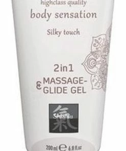 Beste Verkoop ? Shiatsu - Massage- & Glide Gel 2 In 1 - Silky Touch - Waterbasis - Vrouwen - Mannen - Smaak - Condooms - Massage - Olie - Condooms - Pjur - Anaal - Siliconen - Erotische - Easyglide ✨