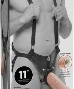 Coupon ? King Cock - King Cock Holle Voorbinddildo Met Harnas - Huidskleur - Altijd Garantie ? -Zyba Shop 347x840 1