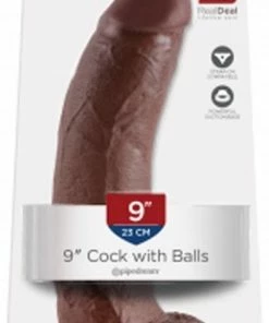 Goedkoop ⌛ Pipedream King Cock Realistische Dildo Cock - With Balls Bruin - 10,25 Inch ? -Zyba Shop 347x840 3