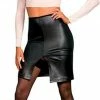 Promo ? Obsessive Bossy Top En Faux Leder Rok 2-Delige Set ?