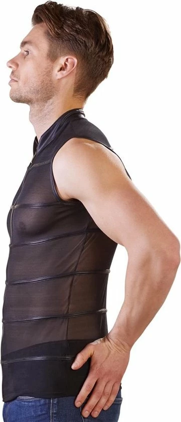 Gloednieuw ❤️ NEK Doorschijnend ? Shirt Met Wetlook Strepen ? 3 Gloednieuw ❤️ NEK Doorschijnend ? Shirt Met Wetlook Strepen ? - Afbeelding 3