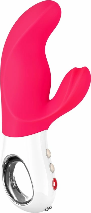 Kopen ? Fun Factory Miss Bi Dual Rabbit Vibrator - Roze & Wit ? 1 Kopen ? Fun Factory Miss Bi Dual Rabbit Vibrator - Roze & Wit ?