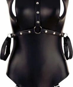 Kopen ⭐ Cottelli Collection Bondage Cottelli Collection Bondage Jarretel Set Met Arm Boeien En Toegankelijk Kruis En Borsten Voor Avontuurlijk Onderdanigheid Maat M - Zwart ? -Zyba Shop 363x840 5