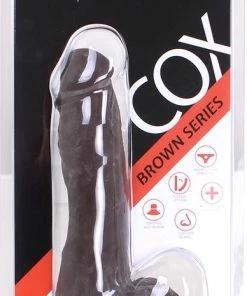 Groothandel ? Kiotos Cox Dildo 18.5 X 3.8 Cm - Bruin ? -Zyba Shop 388x840 3