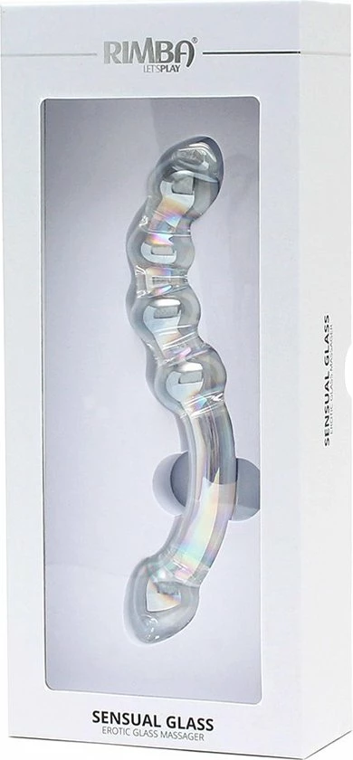 Gloednieuw ? Rimba Sensual Glass Glazen Dildo Xena - Transparant ? 1 Gloednieuw ? Rimba Sensual Glass Glazen Dildo Xena - Transparant ?