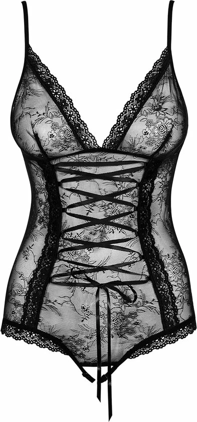 Gloednieuw ⭐ Obsessive Slevika - Kruisloze Erotische Body - Maat L/XL - Zwart ? 7 Gloednieuw ⭐ Obsessive Slevika - Kruisloze Erotische Body - Maat L/XL - Zwart ? - Afbeelding 7