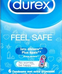Uitgang ? Durex Feel Safe Condooms - 6 Stuks ? -Zyba Shop 394x840