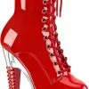 Groothandel ? Pleaser Plateau Laarzen, Paaldans Schoenen -37 ? Shoes- SPECTATOR-1040 US 7 Rood/Transparant ? -Zyba Shop 395x840 1