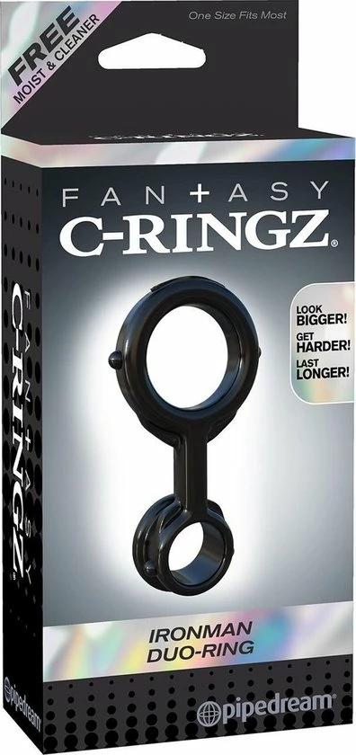 Flash-uitverkoop ? Pipedream - Fantasy C-Ringz Pipedream - C-Ringz - Ironman Duo-Ring - Black ? 2 Flash-uitverkoop ? Pipedream - Fantasy C-Ringz Pipedream - C-Ringz - Ironman Duo-Ring - Black ? - Afbeelding 2