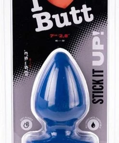 Begroting ? I Love Butt I Butt Bolvormige Buttplug - M - Blauw ? -Zyba Shop 400x840 2