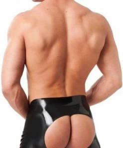 Gloednieuw ❤️ Rimba Latex Play Latex Boxershort Met Open Achterkant M ?