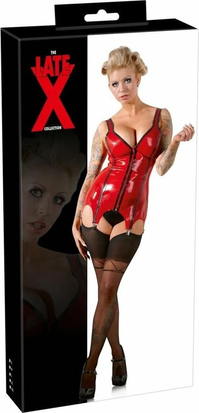 Beste recensies van ? Late X LateX Latex Korset Met 4 Bretels En Rits Sluiting Voor Gemakkelijk Gebruik Maat S Rood ? 2 Beste recensies van ? Late X LateX Latex Korset Met 4 Bretels En Rits Sluiting Voor Gemakkelijk Gebruik Maat S Rood ? - Afbeelding 2