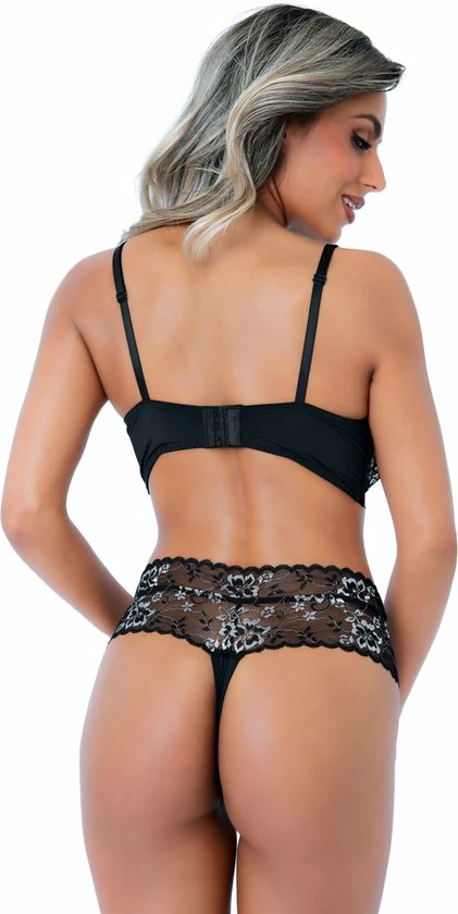 Beste recensies van ? Daring Intimates - Gebloemde Kanten String Met Hoge Taille - Zwart ✔️ 4 Beste recensies van ? Daring Intimates - Gebloemde Kanten String Met Hoge Taille - Zwart ✔️ - Afbeelding 4