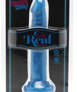 Goedkoop ? Get Real – Dual Density Dildo Met Zuignap Met Aders In Stijlvol Opvallend Ontwerp Verharde Kern - 19 Cm – Blauw ? -Zyba Shop 421x840 4