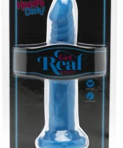 Goedkoop ? Get Real – Dual Density Dildo Met Zuignap Met Aders In Stijlvol Opvallend Ontwerp Verharde Kern - 19 Cm – Blauw ? -Zyba Shop 422x840 4