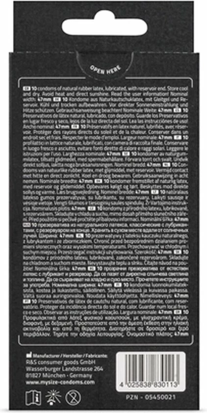 Aanbiedingen ✨ MY.SIZE Pro 47 Mm Condooms - 10 Stuks ? 8 Aanbiedingen ✨ MY.SIZE Pro 47 Mm Condooms - 10 Stuks ? - Afbeelding 8