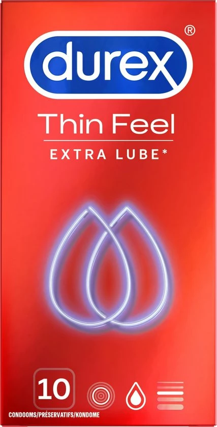 Flash-uitverkoop ⭐ Durex Condooms Thin Feel - Extra Lube - 3x 10 Stuks ? 5 Flash-uitverkoop ⭐ Durex Condooms Thin Feel - Extra Lube - 3x 10 Stuks ? - Afbeelding 5