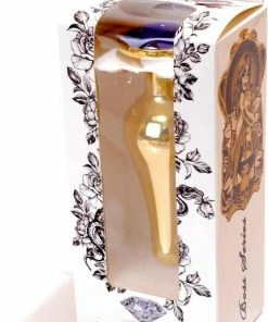 Beste Verkoop ? Bossoftoys - Gold Butt Plug - Anal Plug With Dark Blue Stone - Length 9,5 M - Dia 3 Cm - 64-00068 - Gave Cadeaubox ⭐ -Zyba Shop 432x840 1