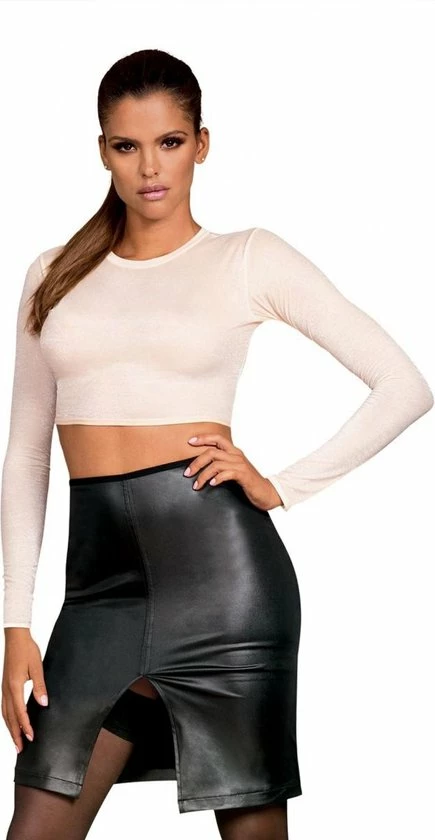 Promo ? Obsessive Bossy Top En Faux Leder Rok 2-Delige Set ? 7 Promo ? Obsessive Bossy Top En Faux Leder Rok 2-Delige Set ? - Afbeelding 7