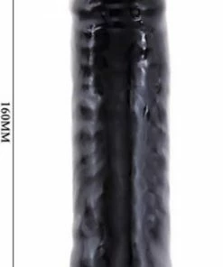 Uitgang ❤️ Baile Bigger Joy - Opblaasbare Dildo - Snelventiel Leeglopen - 16cm - Zwart ⌛ -Zyba Shop 439x840 6