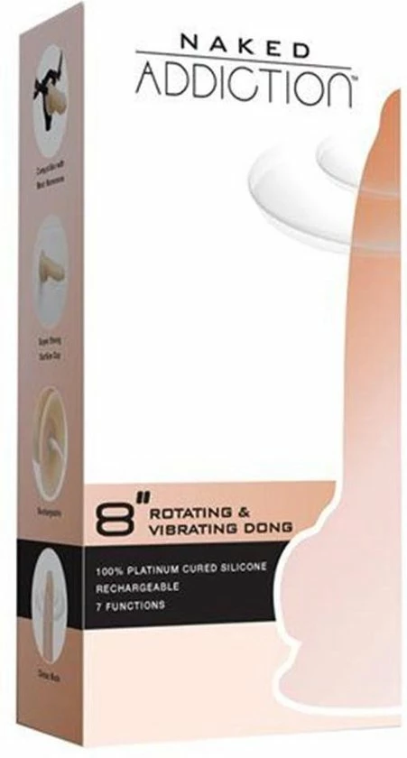 Beste deal ✨ Naked Addiction Realistische Vibrerende En Roterende Dildo - 20 Cm ? 4 Beste deal ✨ Naked Addiction Realistische Vibrerende En Roterende Dildo - 20 Cm ? - Afbeelding 4