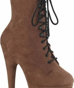 Aanbiedingen ✔️ Pleaser Plateau Laarzen, Paaldans Schoenen -40 ? Shoes- ADORE-1020FS US 10 Bruin ?