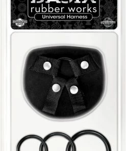 Gloednieuw ✨ Merkloos Pipedream Basix Rubber Works Voorbinddildo Universal Harness Zwart ? -Zyba Shop 480x840 2