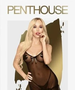 Beste Verkoop ? Penthouse Lingerie Guilty Icon - Erotische Babydoll Met String - Maat S/M - Zwart ? -Zyba Shop 489x840 5