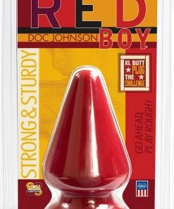 Begroting ? Doc Johnson - Buttplug - Rood - Waterproof - Weekmakervrij - Ø 110 Mm ? -Zyba Shop 495x840
