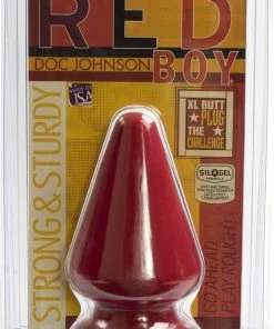 Begroting ? Doc Johnson - Buttplug - Rood - Waterproof - Weekmakervrij - Ø 110 Mm ? -Zyba Shop 496x840 1