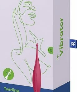 Uitgang ? Satisfyer Pinpoint Vibrator TWIRLING FUN - Rood ❤️ -Zyba Shop 502x840