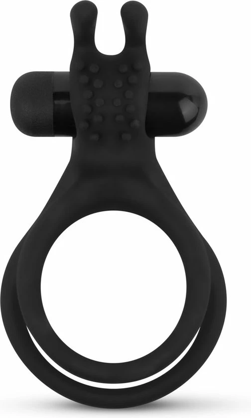Promo ⌛ Easytoys Men Only Share Ring - Dubbele Vibrerende Cockring Met Rabbit Oortjes ✔️ 4 Promo ⌛ Easytoys Men Only Share Ring - Dubbele Vibrerende Cockring Met Rabbit Oortjes ✔️ - Afbeelding 4