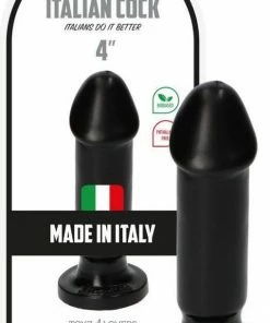 Goedkoopste ? Toyz4Lovers - Italian Cock Dildo Gino - 10,5 Cm - Made In Italy - Biobased - Ftalaten Vrij - Zwart ? -Zyba Shop 509x840