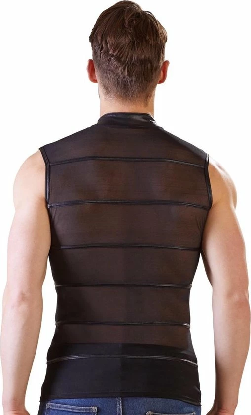 Gloednieuw ❤️ NEK Doorschijnend ? Shirt Met Wetlook Strepen ? 5 Gloednieuw ❤️ NEK Doorschijnend ? Shirt Met Wetlook Strepen ? - Afbeelding 5