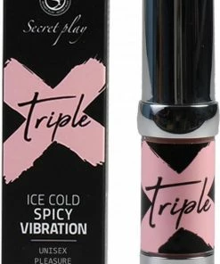 Flash-uitverkoop ✔️ Secret Play TripleX Ice Cold Spicy - Stimulerend Middel - Verkoelt Eerst, Daarna Verwarmend Effect - 15ml ?